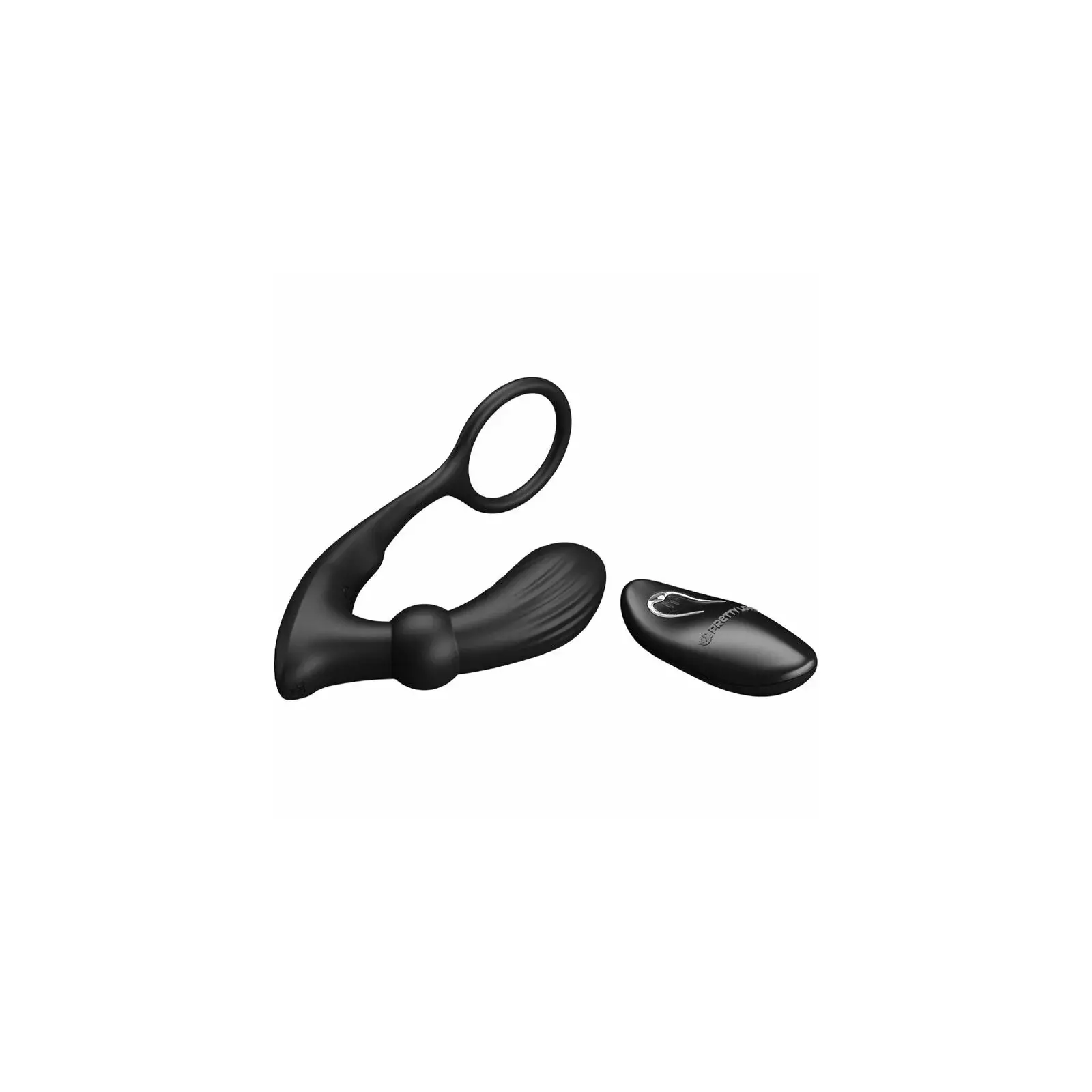 PRETTY LOVE WARREN Melns anālais gredzens un vibrators Photo 3