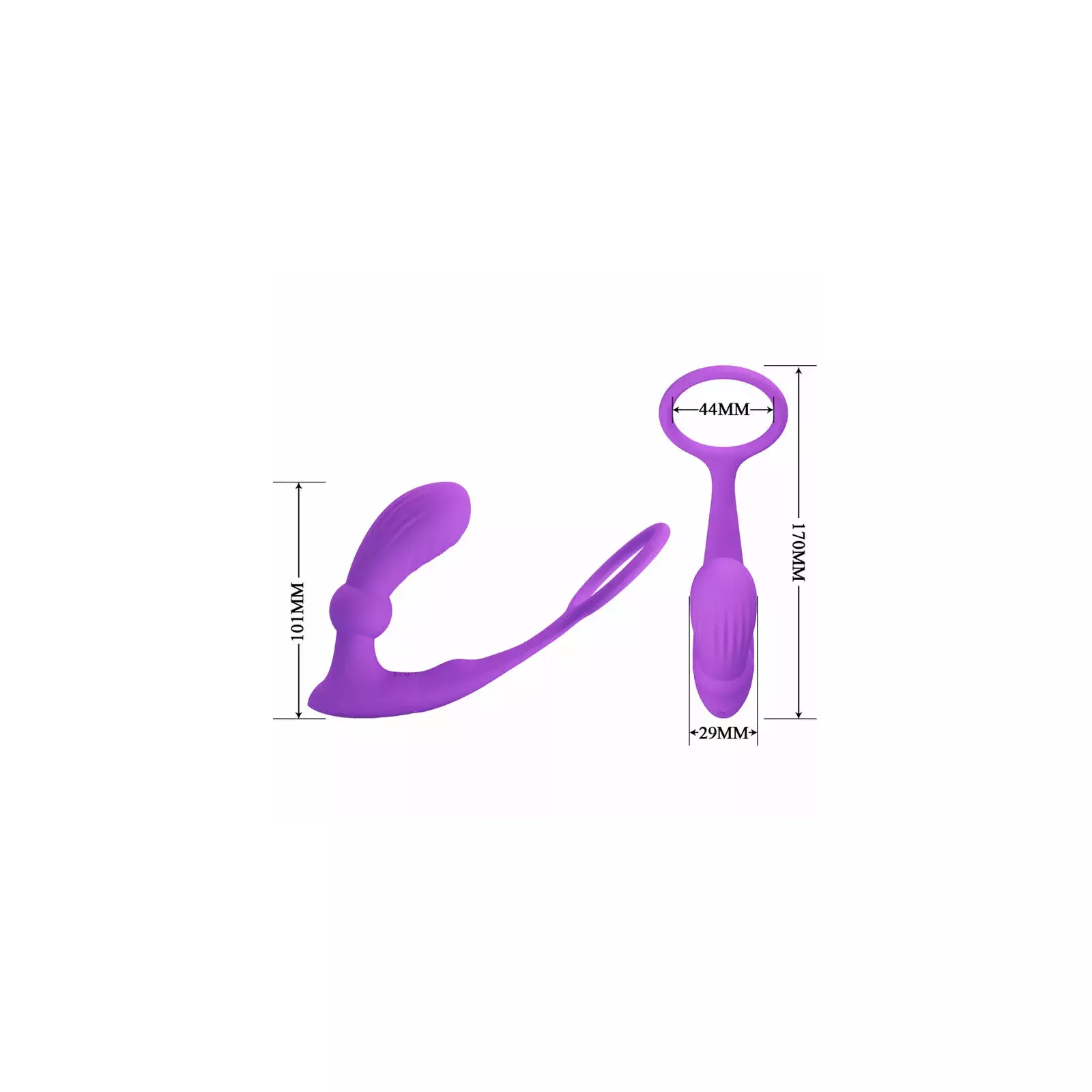 PRETTY LOVE WARREN VIOLET ANĀLAIS GREDZENS UN VIBRATORS Photo 4
