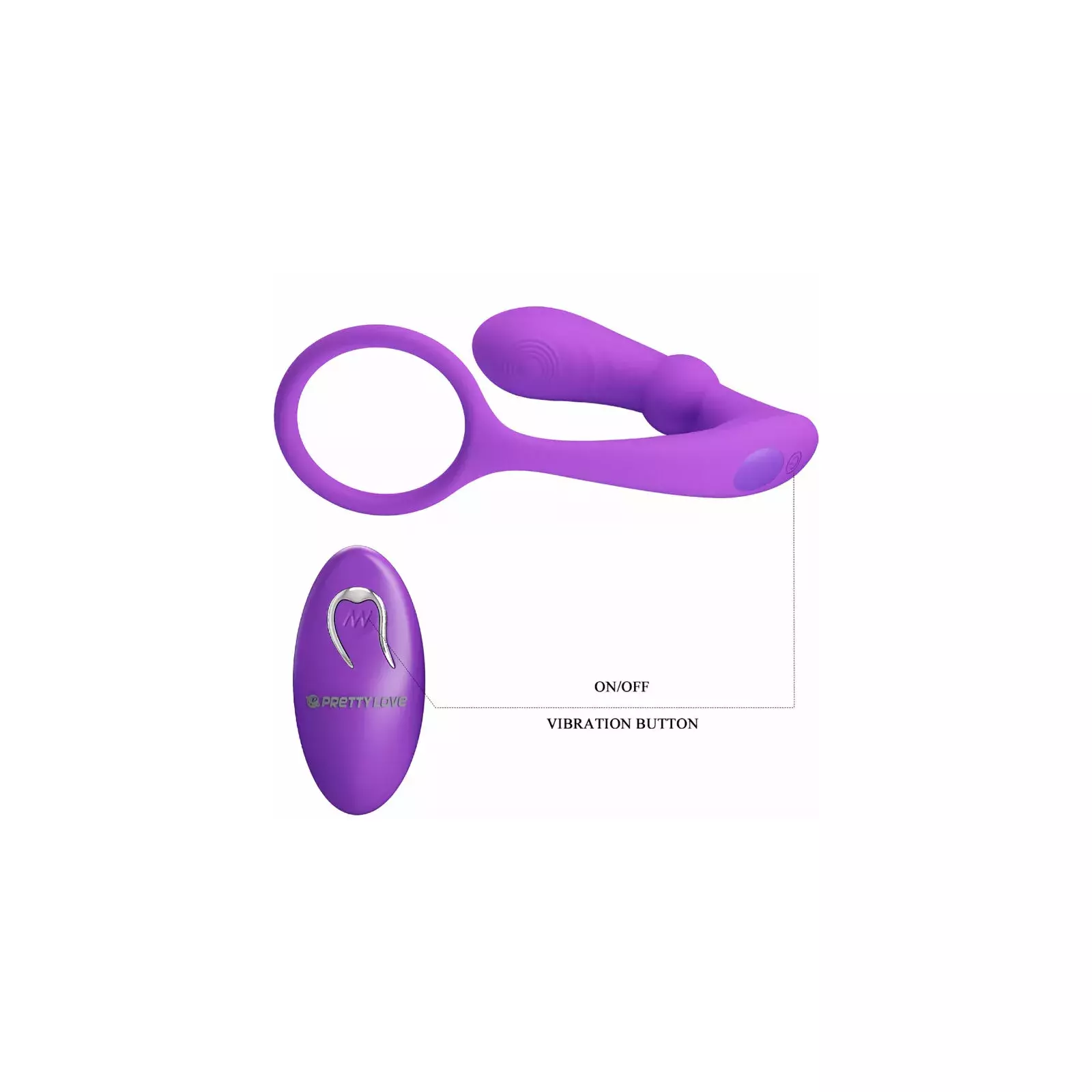 PRETTY LOVE WARREN VIOLET ANĀLAIS GREDZENS UN VIBRATORS Photo 6