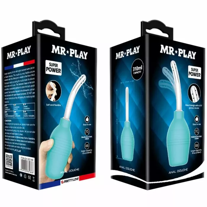 Anālais dušs MR PLAY Anal Pear Blue Photo 8