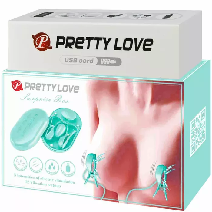 Электростимулирующие пинцеты Pretty Love Surprise Box Blue Photo 8