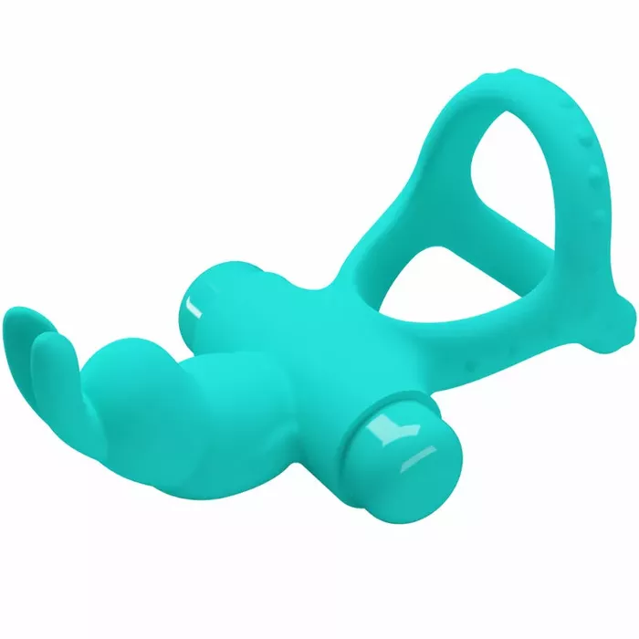 Ring vibrator Pretty Love Figgy — silicone rabbit Photo 3