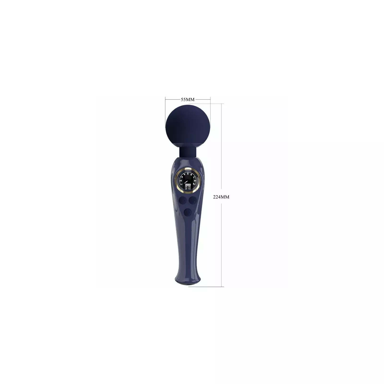 PRETTY LOVE SKYLER VIBRATOR WAND BLUE D-237398 Photo 5