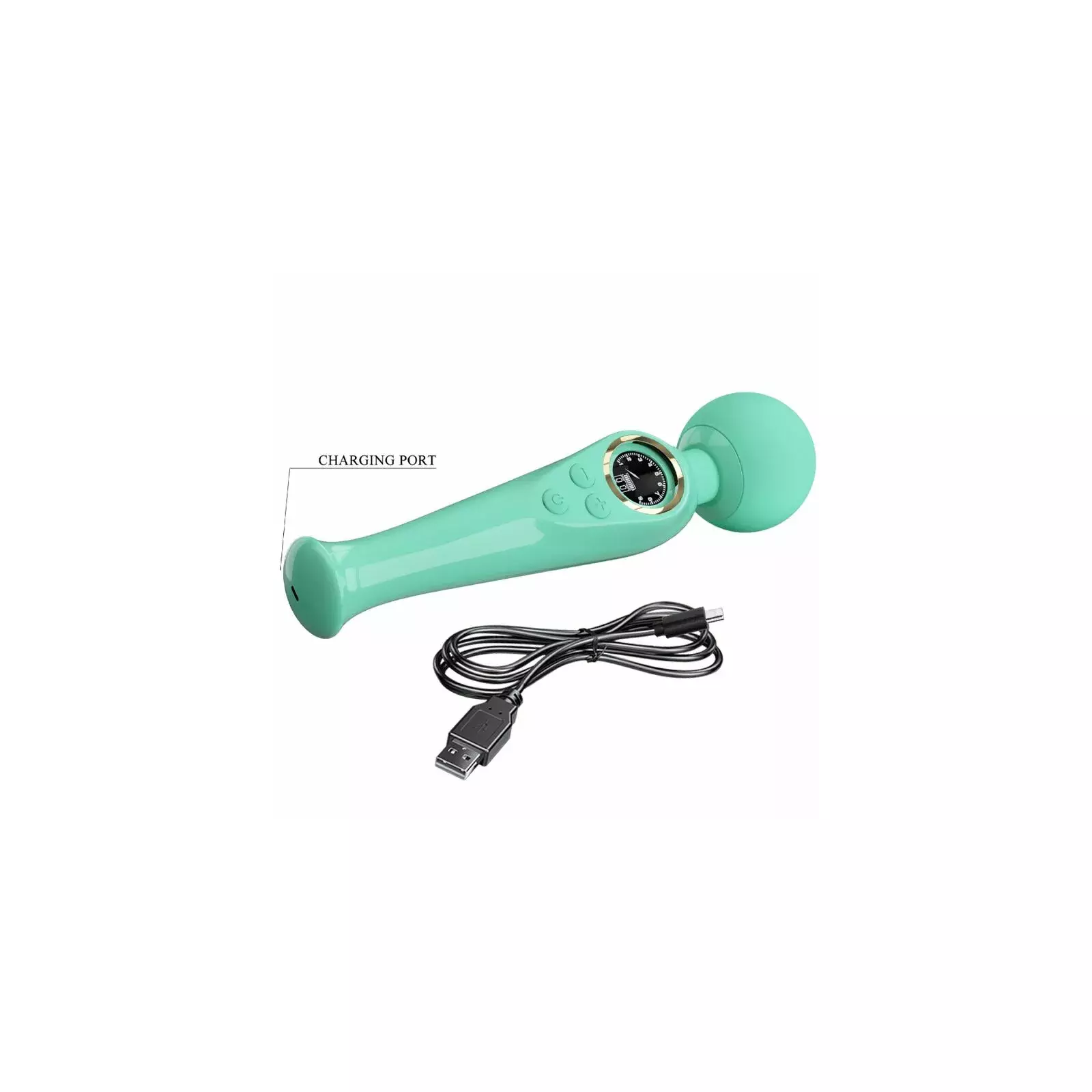 PRETTY LOVE SKYLER Zaļais Wand Vibrators D-237399 Photo 6