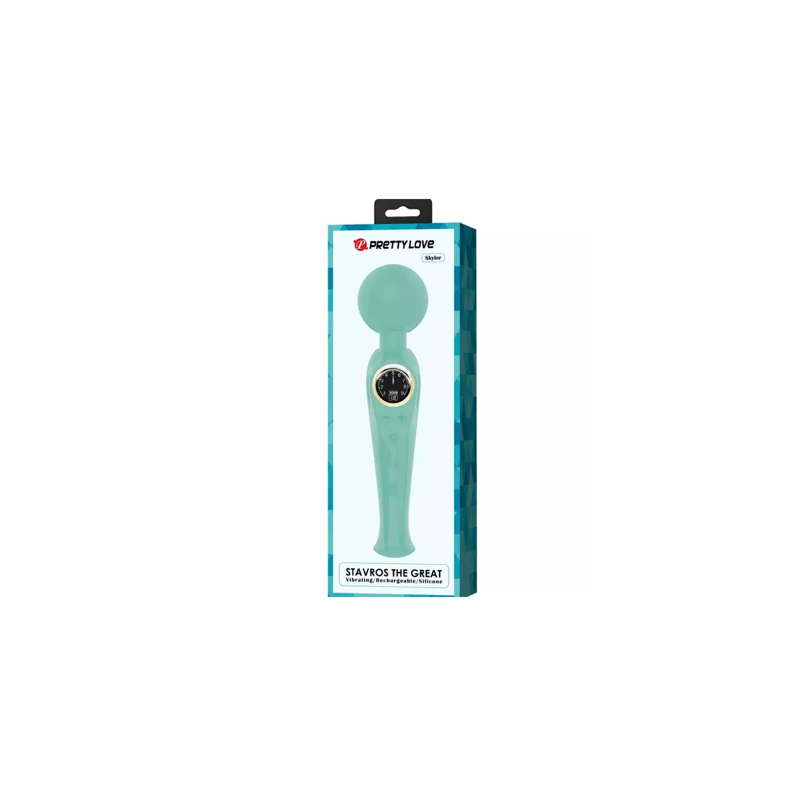 PRETTY LOVE SKYLER Zaļais Wand Vibrators D-237399 Photo 8