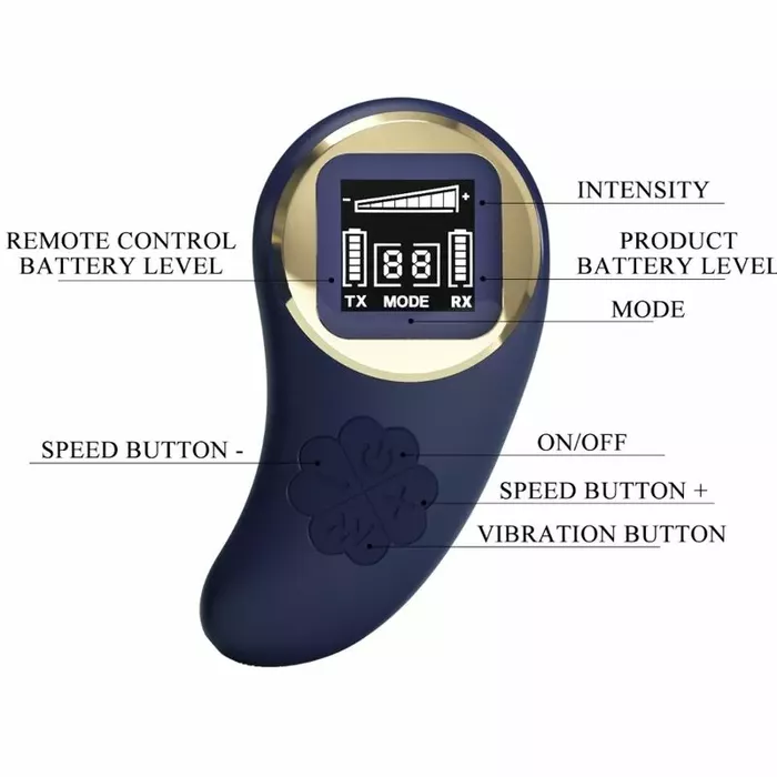 Vibrating Egg pretty love Vivian Blue D-237400 Photo 7