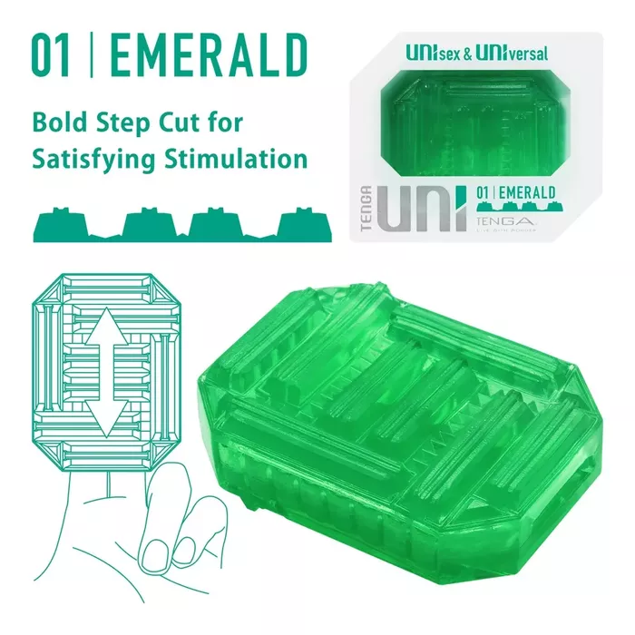 Masturbators Tenga Uni Emerald Photo 2