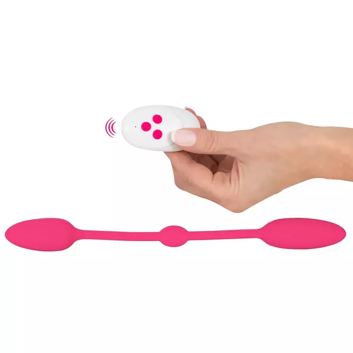 Ben Wa bumbi Sweet Smile RC Double Pleasure — 2 vibrējošas patronas Photo 8