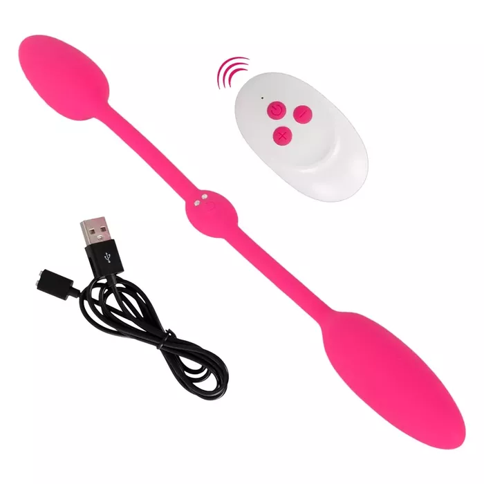 Ben Wa bumbi Sweet Smile RC Double Pleasure — 2 vibrējošas patronas Photo 13