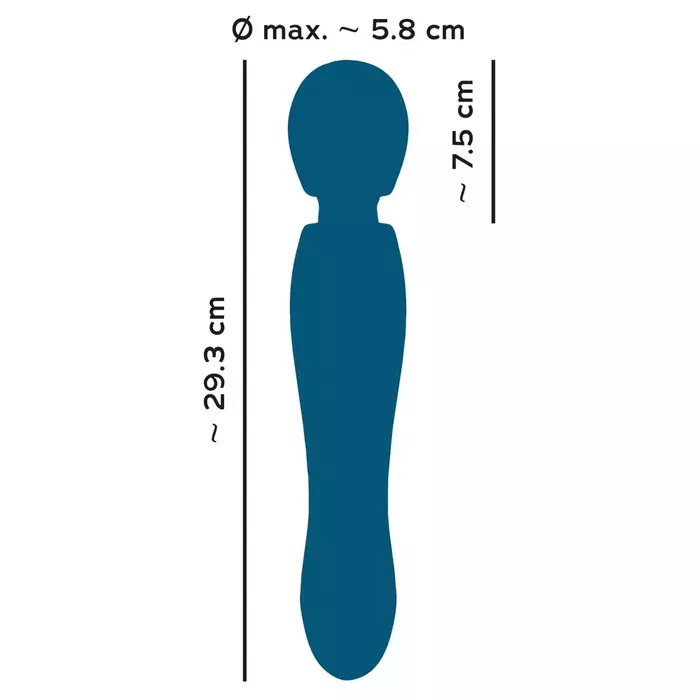 You2Toys Big Wand blue — rokas elektriskais vibrators Photo 12