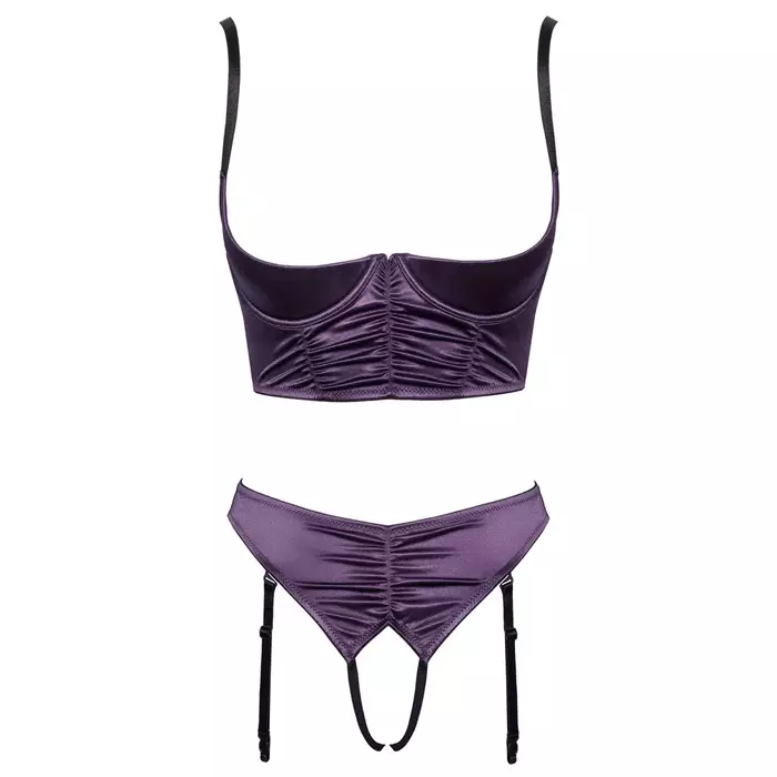 Cottelli Collection quarter-cup bra & crotchless thong 80C/M Photo 5