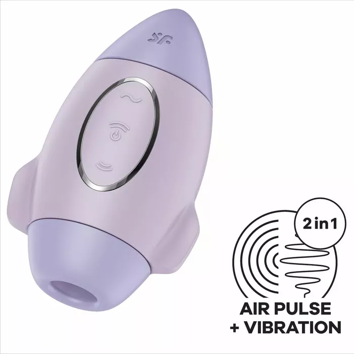 SATISFYER Mission Control Lilac Small двойной импульсный вибратор Photo 4