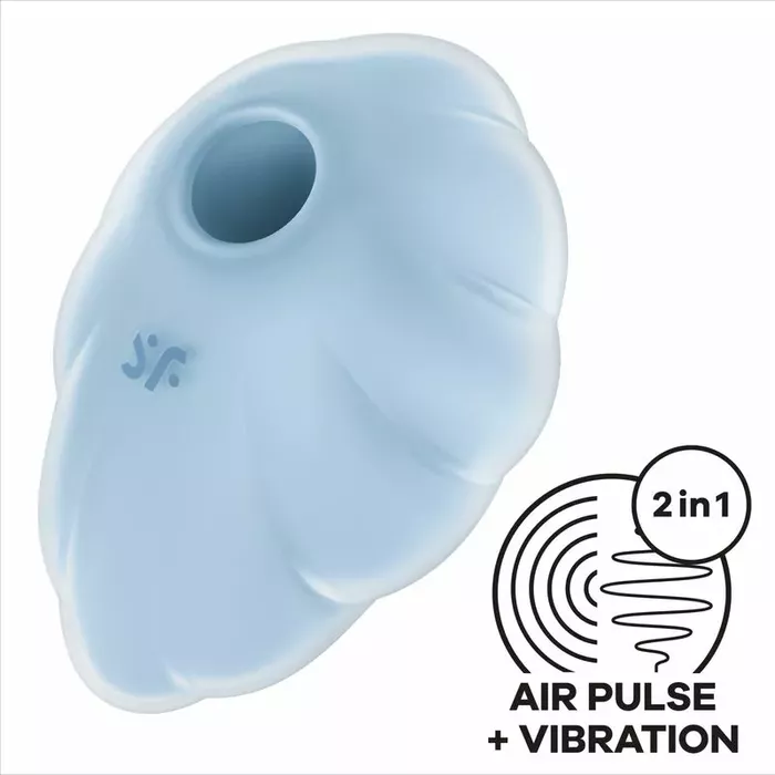 SATISFYER Cloud Dancer Blue — клиторальный стимулятор Photo 3