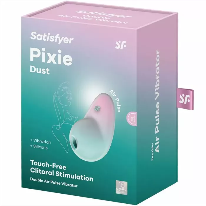 Clitoral air-pulse stimulator SATISFYER Pixie Dust Blue Photo 6