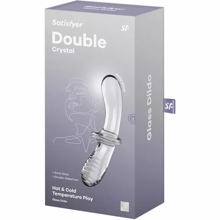 Фаллоимитатор SATISFYER Double Crystal Dildo Transparent Photo 5