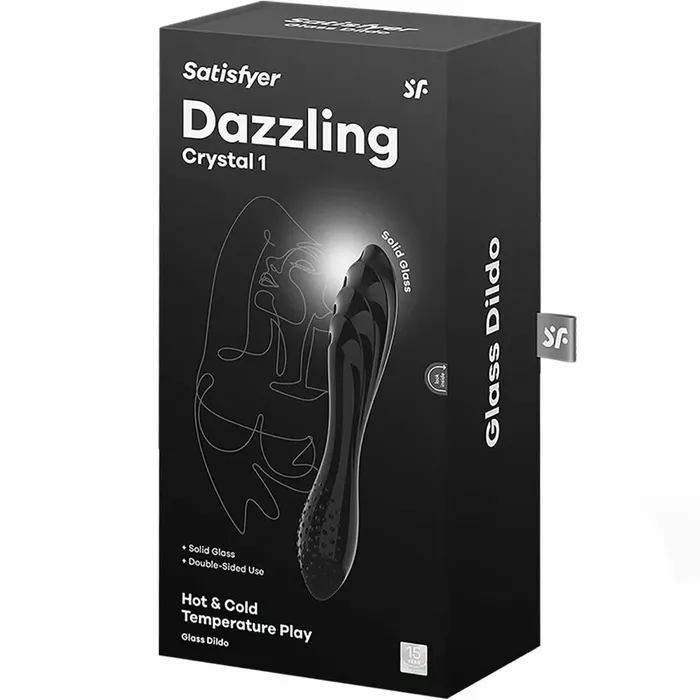 Стеклянный фаллоимитатор SATISFYER Dazzling Crystal Black Photo 5