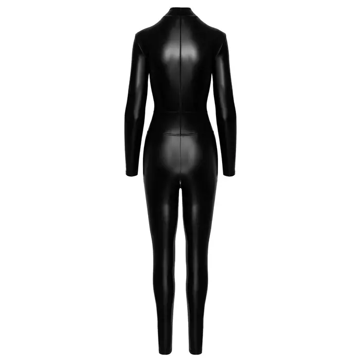 Noir Jumpsuit Zip S — tight wet look jumpsuit, size S Photo 7
