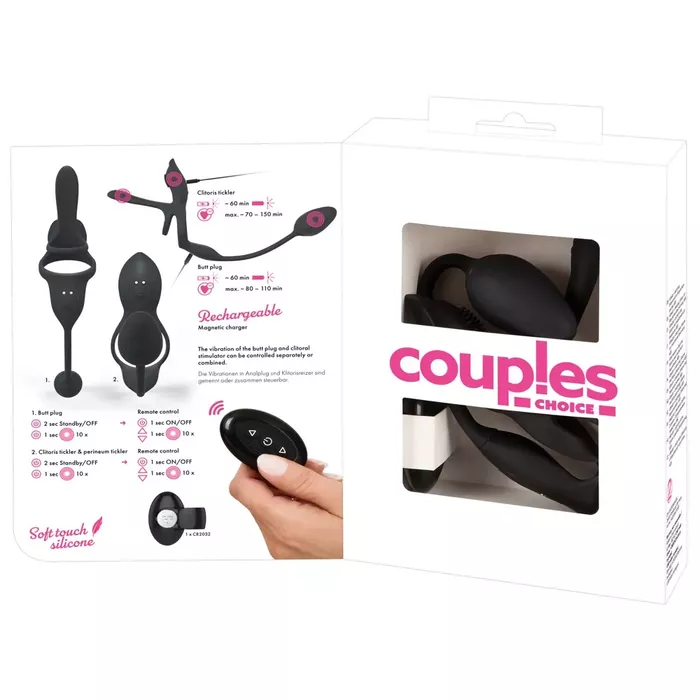 Couples Choice RC Multi Functi парный вибратор Photo 13