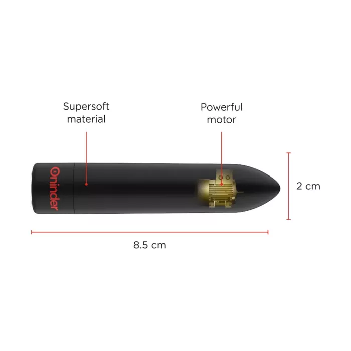 Bullet vibrator ONINDER Berlin Bullet — 9 modes, app control Photo 4