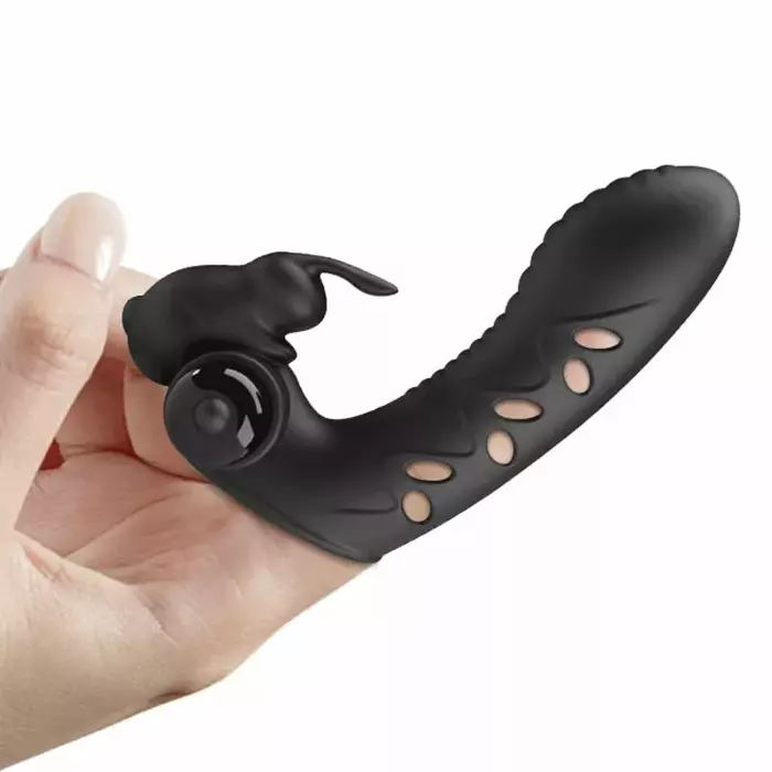 Vibrator finger cover pretty love Vance Black Photo 6