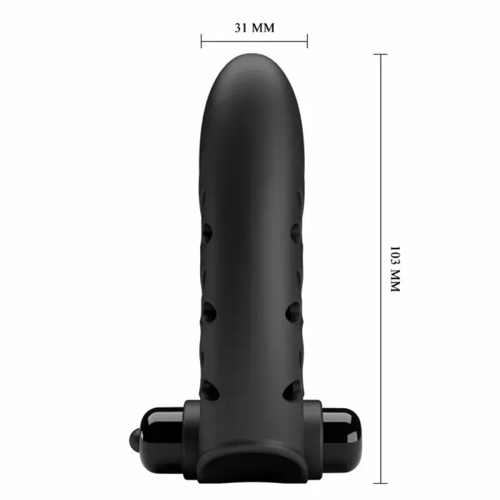 Vibrator finger cover pretty love Vance Black Photo 7