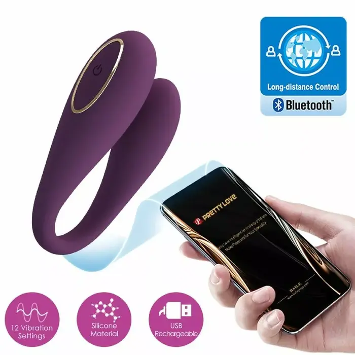 Double pleasure vibrator PRETTY LOVE AUGUST D-238747 Photo 4