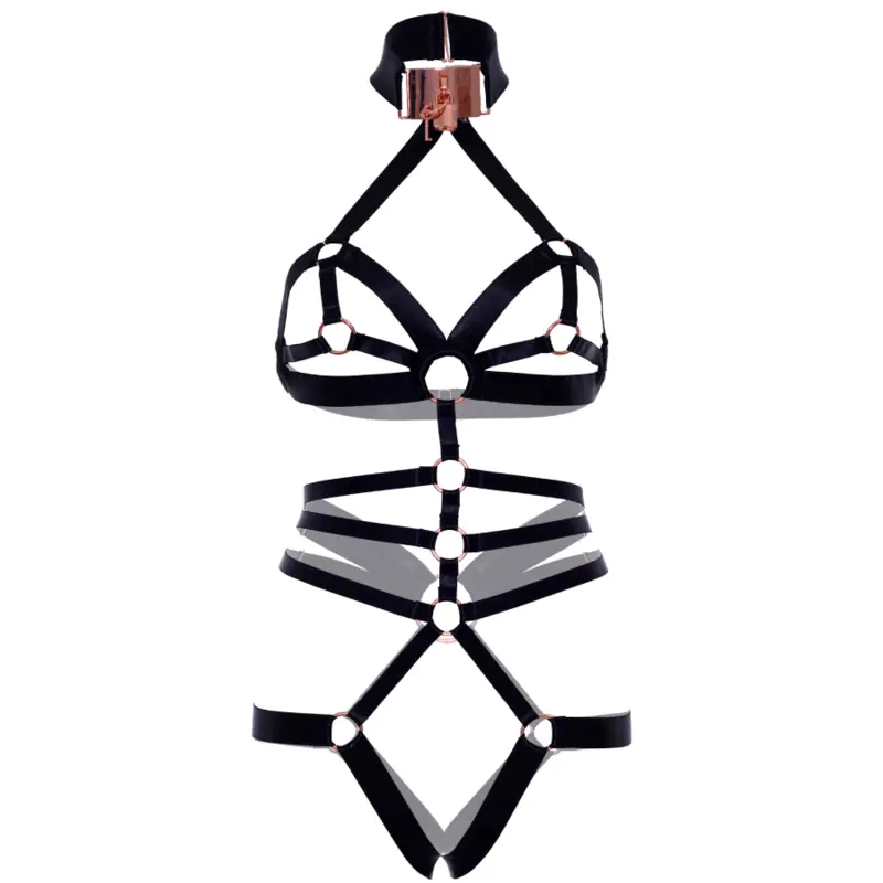 Body harness LEG AVENUE crotchless elastic one-size Photo 11