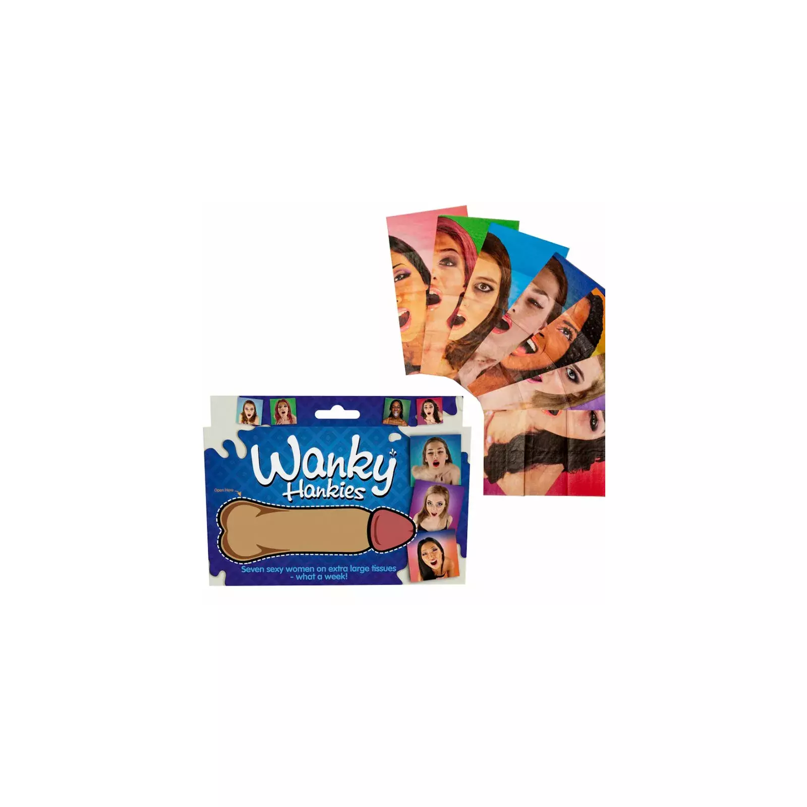 WANKY HANKIES 7 Īpaši Lieli Sieviešu Kabatlakati Photo 1