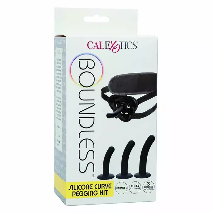 Strap-on CalExotics Boundless Silicone Curve Pegging Kit Photo 13