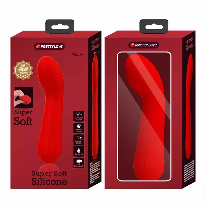 Vibrators pretty love Faun — uzlādējams silikona Photo 9
