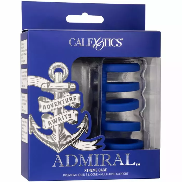 Насадка на пенис ADMIRAL Xtreme Cage Blue Photo 6