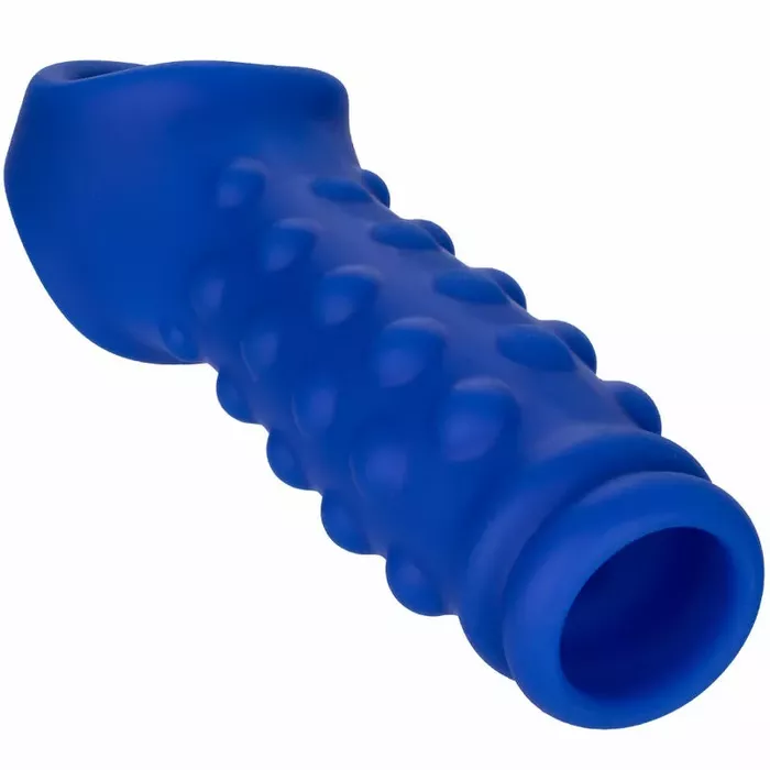 Penis cover ADMIRAL Admiral Beaded Liquid Silicone Blue Photo 2