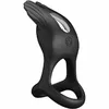 Penis ring pretty love Silas — black silicone, 7 modes Photo 3