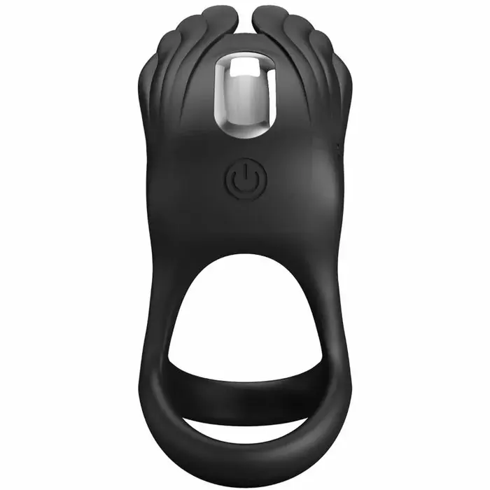 Penis ring pretty love Silas — black silicone, 7 modes Photo 4