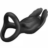 Penis ring pretty love Silas — black silicone, 7 modes Photo 5
