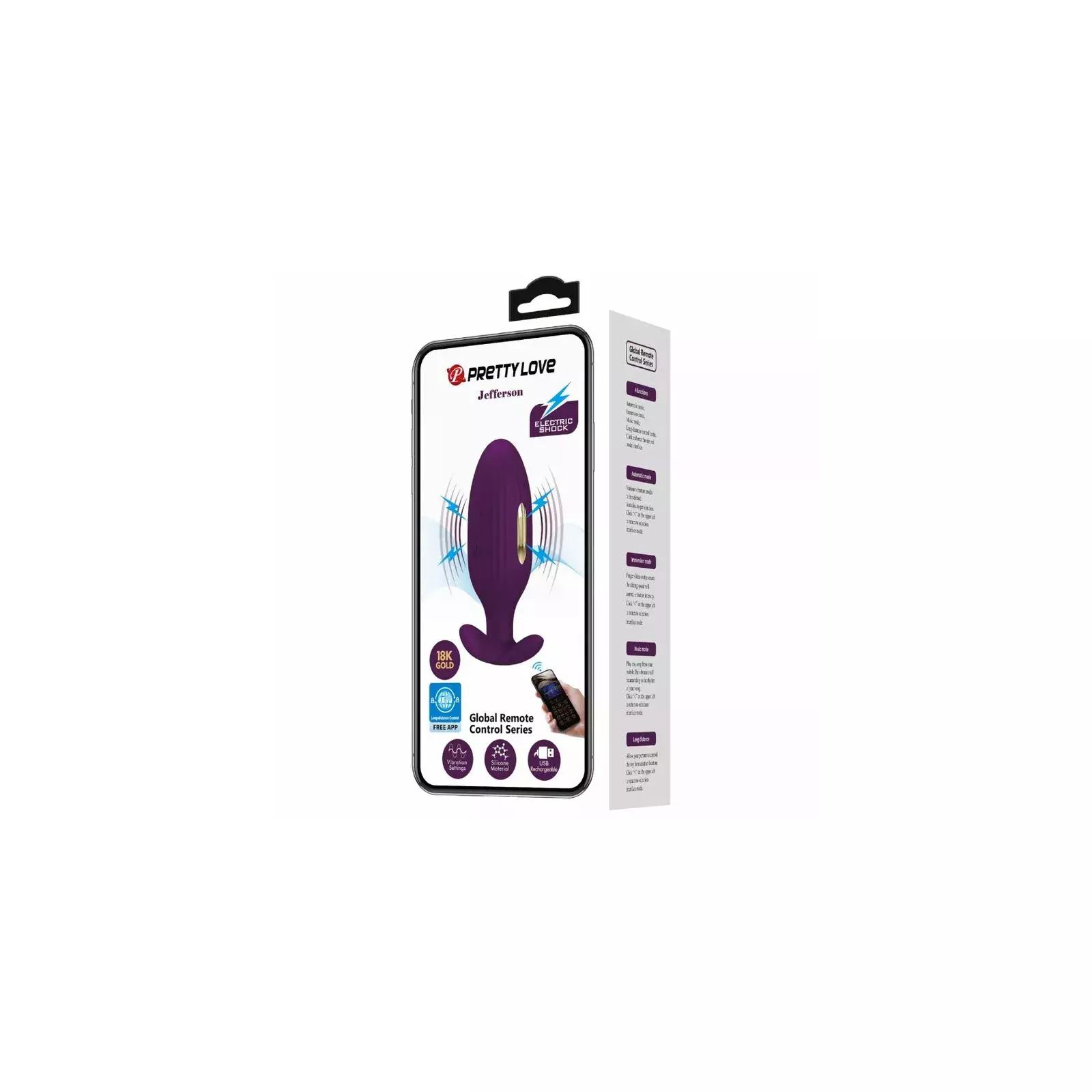Anālais vibrators Pretty Love Jefferson Photo 8
