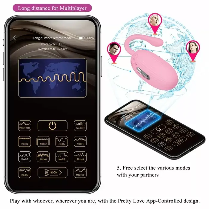 Pretty Love Doreen Pink — Rechargeable Vibrating Egg Photo 11
