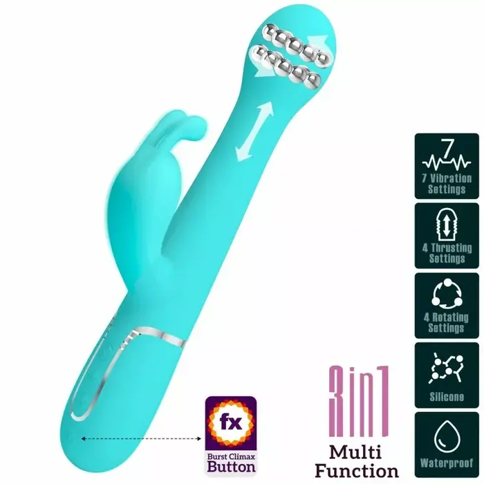 Vibrator pretty love DEJON Rabbit 3-in-1 Photo 10