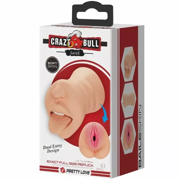 Masturbators Crazy Bull Sarah — vagīnas forma, divdabīga ieeja Photo 7