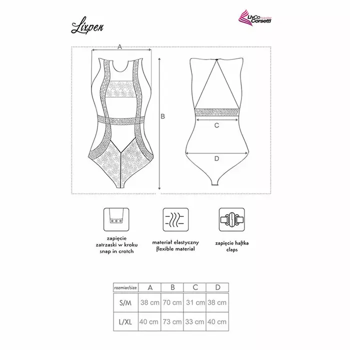 Боди LIVCO CORSETTI FASHION LIXPEN LC 90612 Photo 4