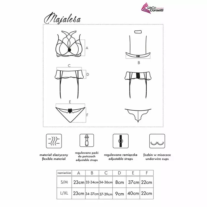 LIVCO Corsetti Fashion MAJALESA LC 90526 lingerie set Photo 5