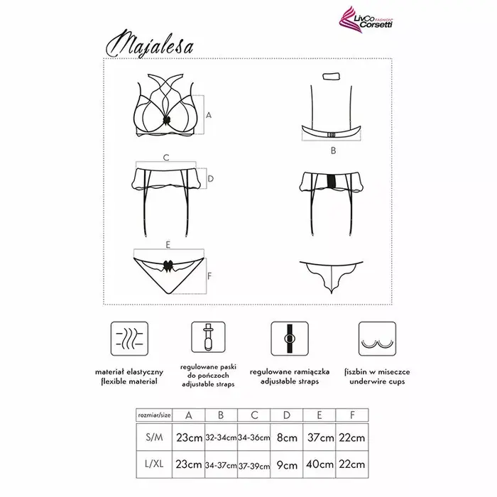 LIVCO MAJALESA LC 90526 lingerie set Photo 5