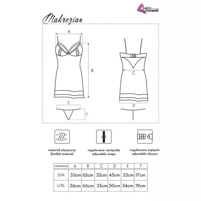 Penuārs komplekts LIVCO CORSETTI MAKREZIAN LC 90545 Photo 5