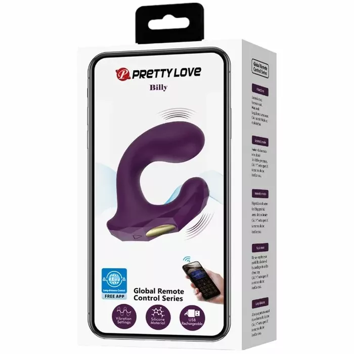 Вибратор pretty love Billy — силикон, пульт Photo 17