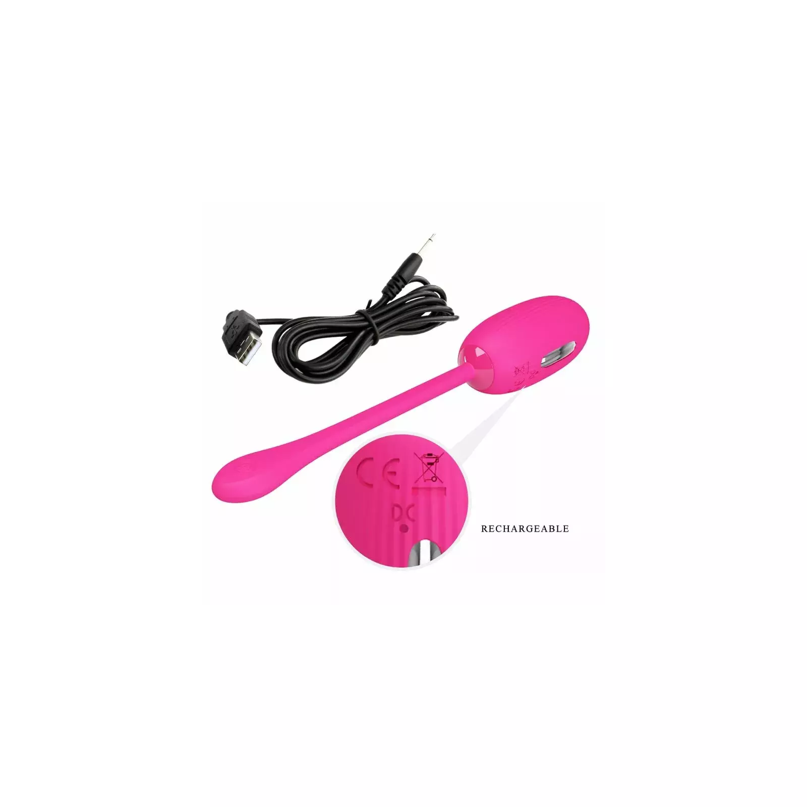 PRETTY LOVE DOREEN Rechargeable Vibrating Egg - D-237363 Photo 5