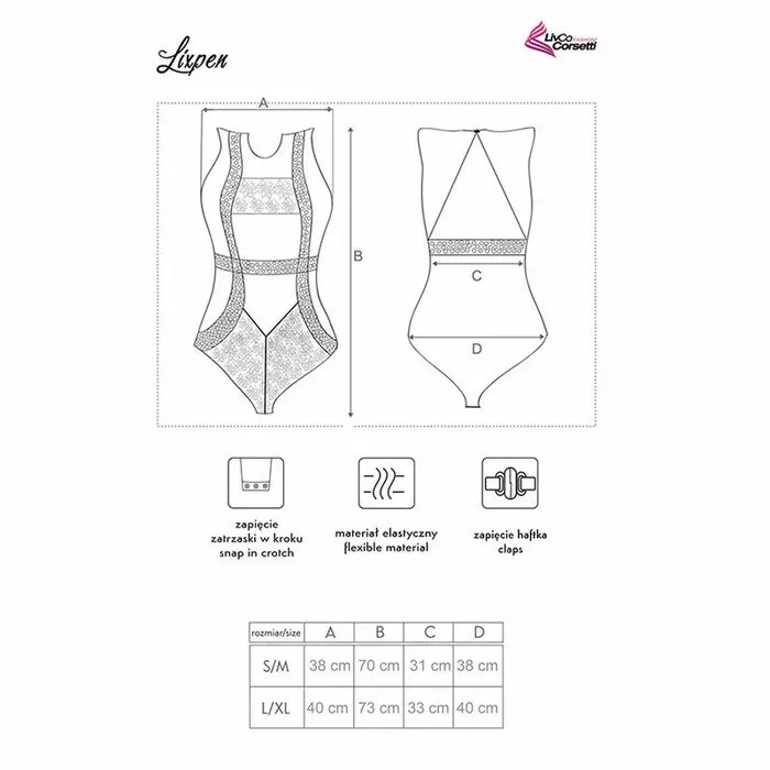 Body LIVCO CORSETTI FASHION LIXPEN LC 90612 Photo 4