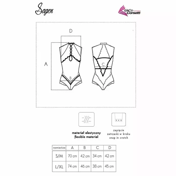 LIVCO Corsetti Fashion SAGEN LC 90694 bodysuit Photo 7
