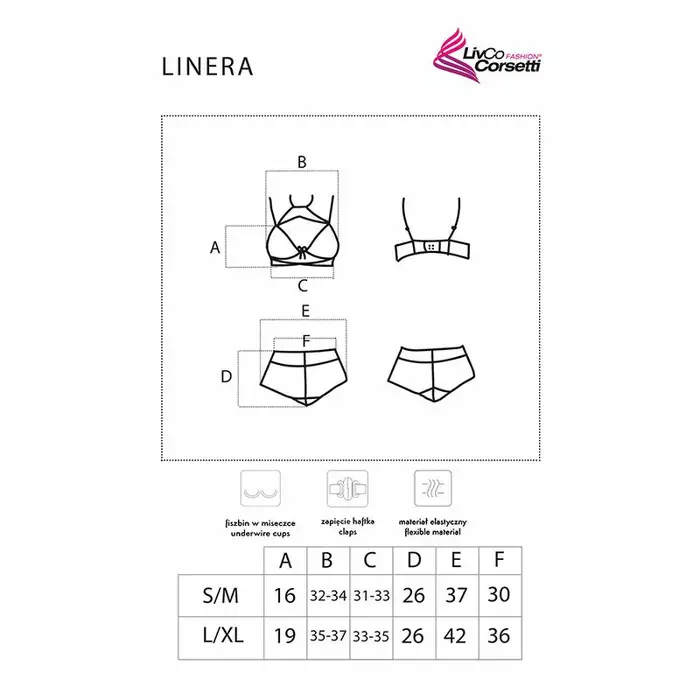 LIVCO Linera for the Senses lingerie set — bra + panty Photo 5