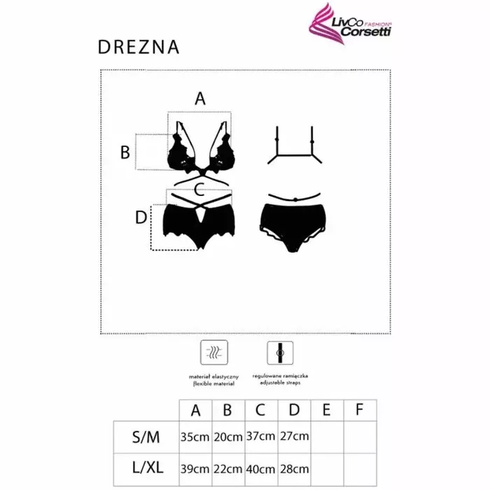 LIVCO DREZNA LC 90733 krūštura un biksīšu komplekts Photo 5