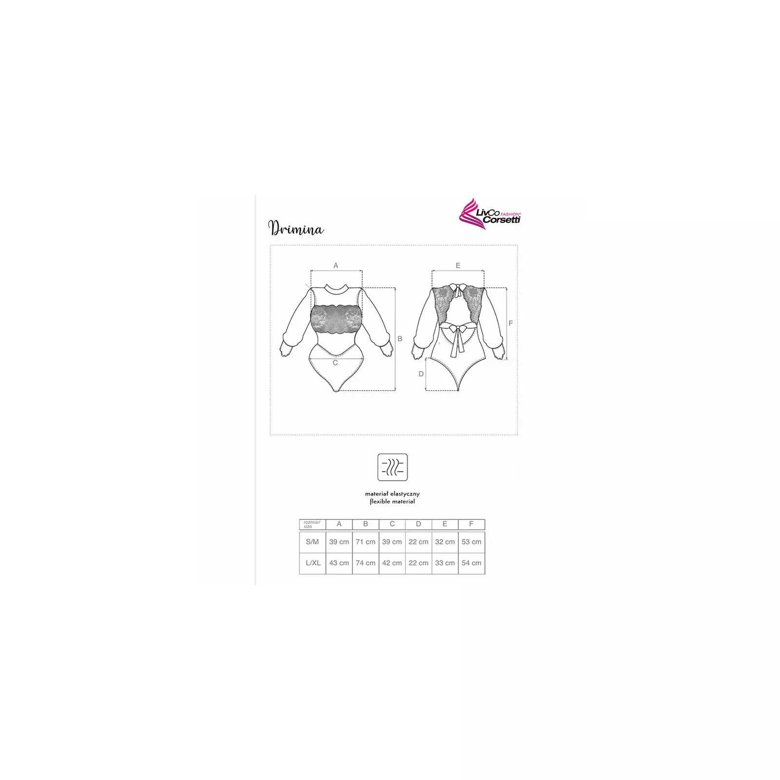 Bodie LIVCO CORSETTI FASHION L/XL Drimina LC90690 Photo 4